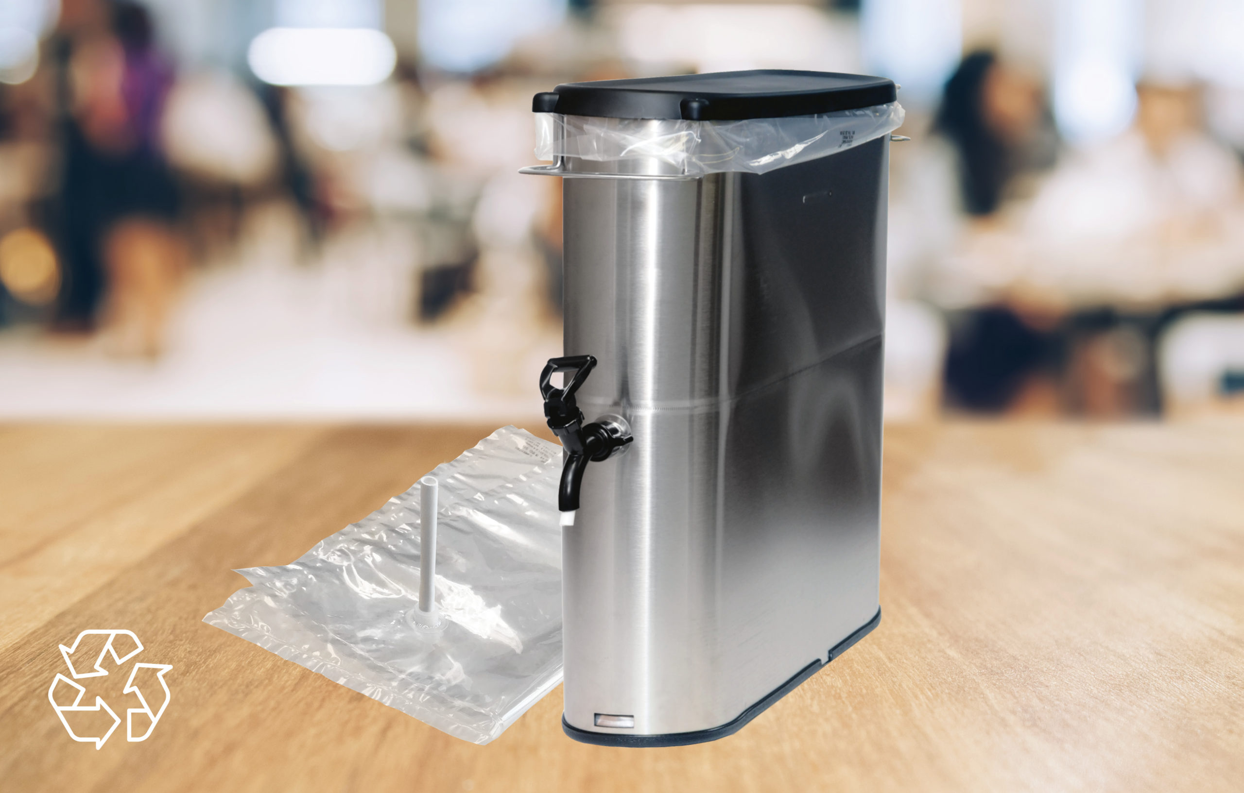 Liquibox Launches Recycle-Ready Urn-liner for Iced Tea and Coffee Beverage  Dispensers